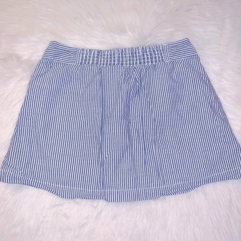 American Eagle Striped Button Down Mini Skirt - image 2